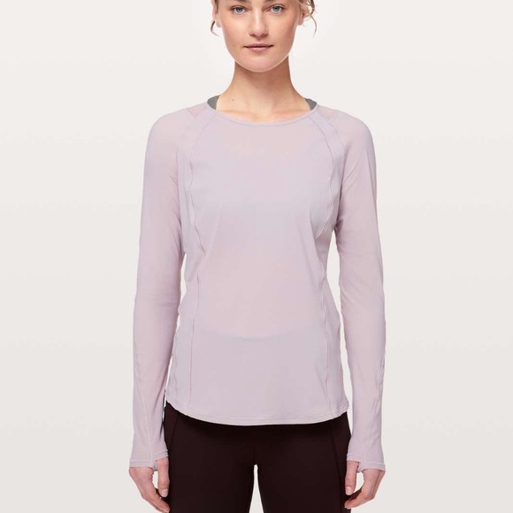 lululemon athletica Tops - Lululemon Women's Sculpt Long Sleeve Shirt Sz M Powdered Mauve
